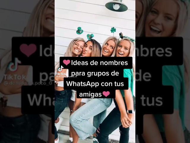 Nombres para grupos de Messenger