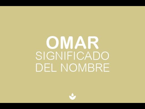 Significado del Nombre Omar