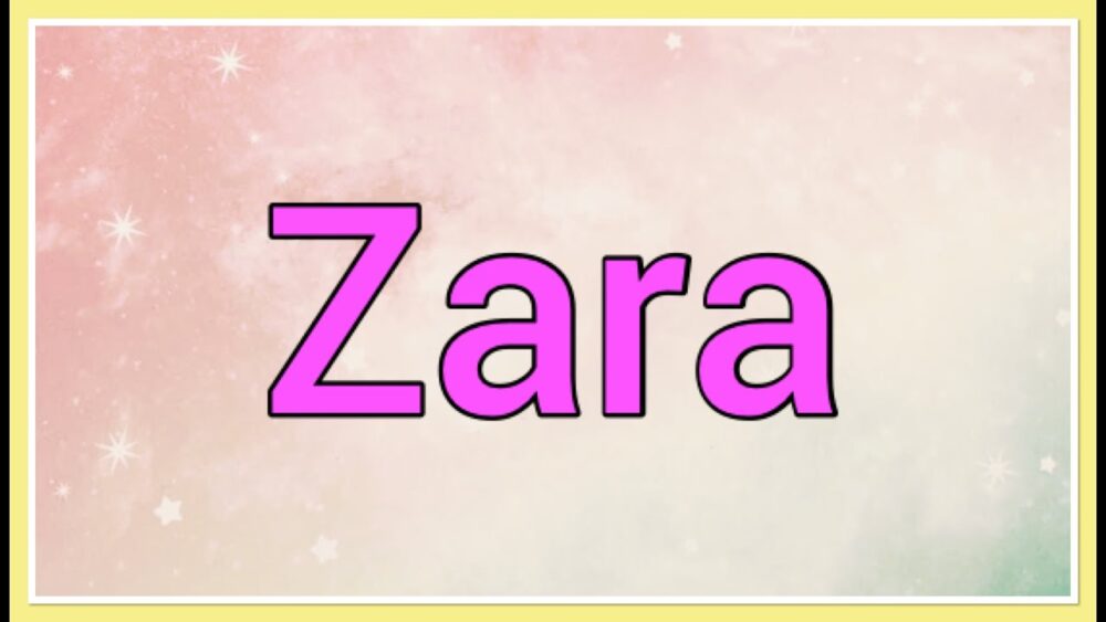 Significado del Nombre Zara